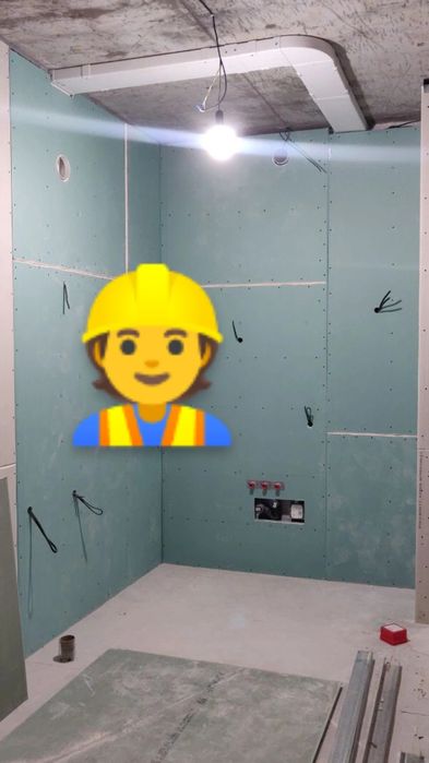 Монтаж стін, потолків з гіпсокартону, OSB,вагонка,пластик, гіпсокартон