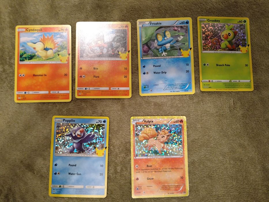 Karty Pokemon z Mc Donald