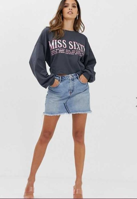 Джинсовая мини юбка Miss Sixty Италия