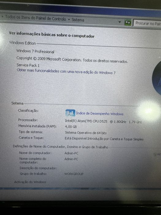 Pos Touch Shuttle 4gb ram ssd 120gb windows 7