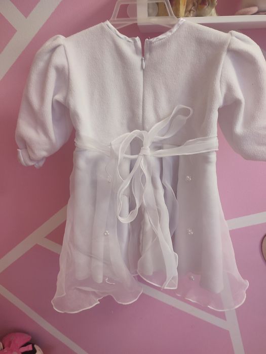 Sukienki dla dziewczynki roz.74 i 80cm chrzest lub inne okazje.