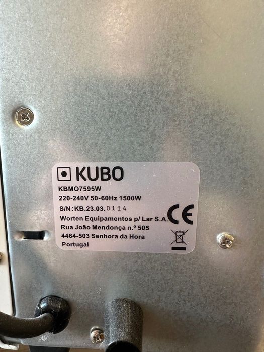 Mini-forno KUBO KBMO7595W (35 L - 1500 W)