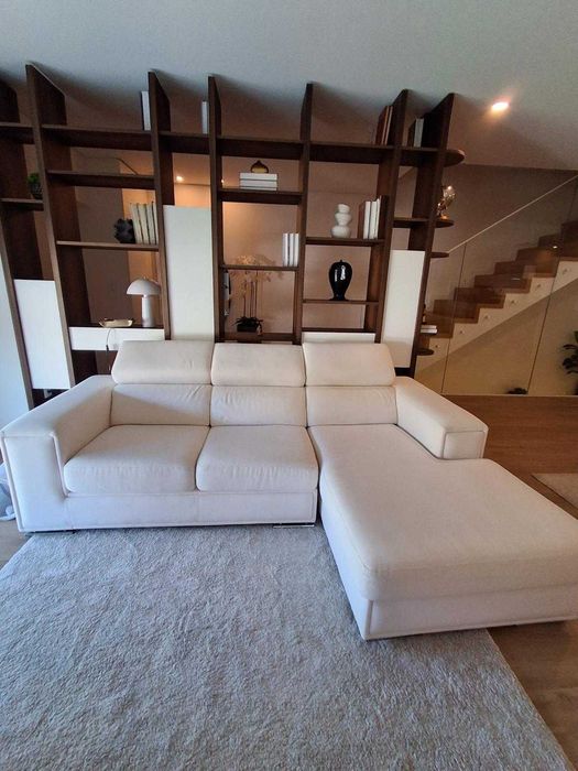 Sofá de 3 lugares e Chaise