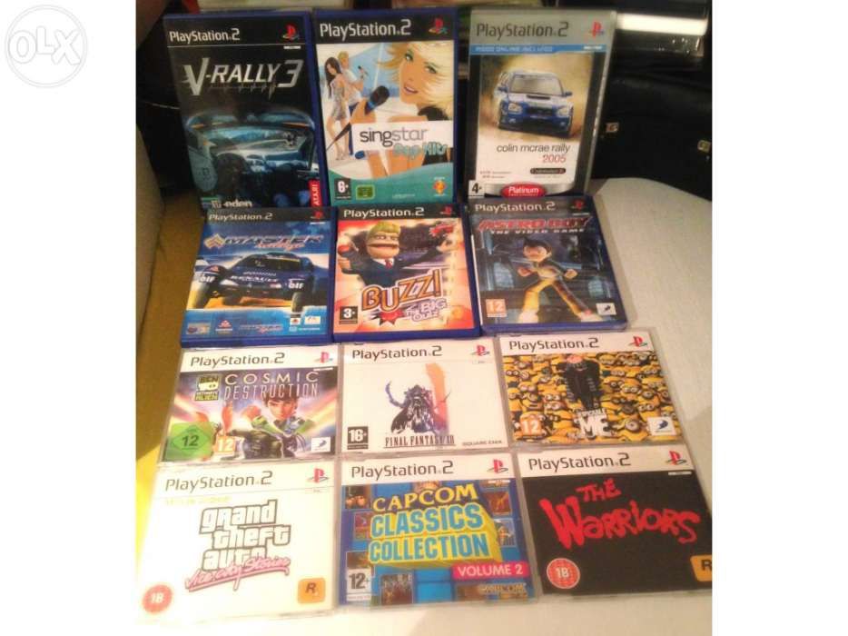 PS2 - Pacote 5 jogos