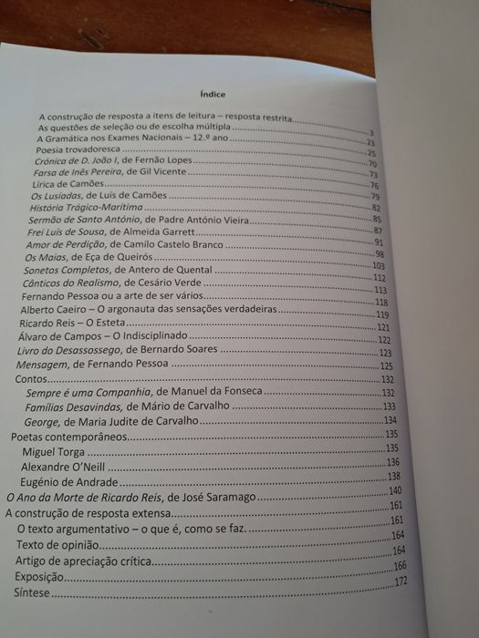 Livro "Preparar o exame nacional de português  - 12o ano"
