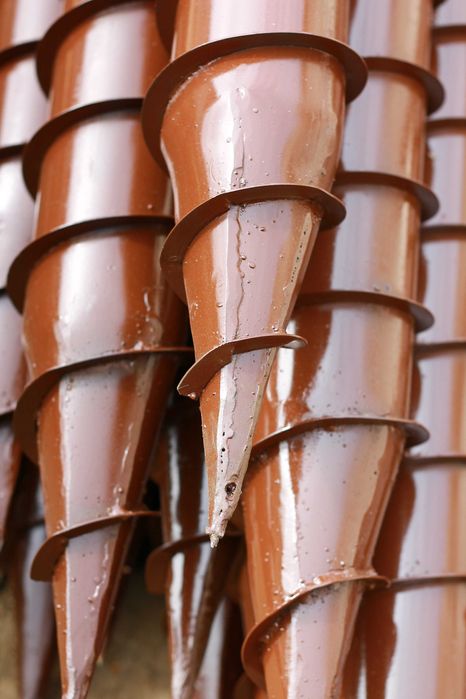 Винтовые сваи, одновитковые, оголовки, наконечники, БЗС, геошуруп