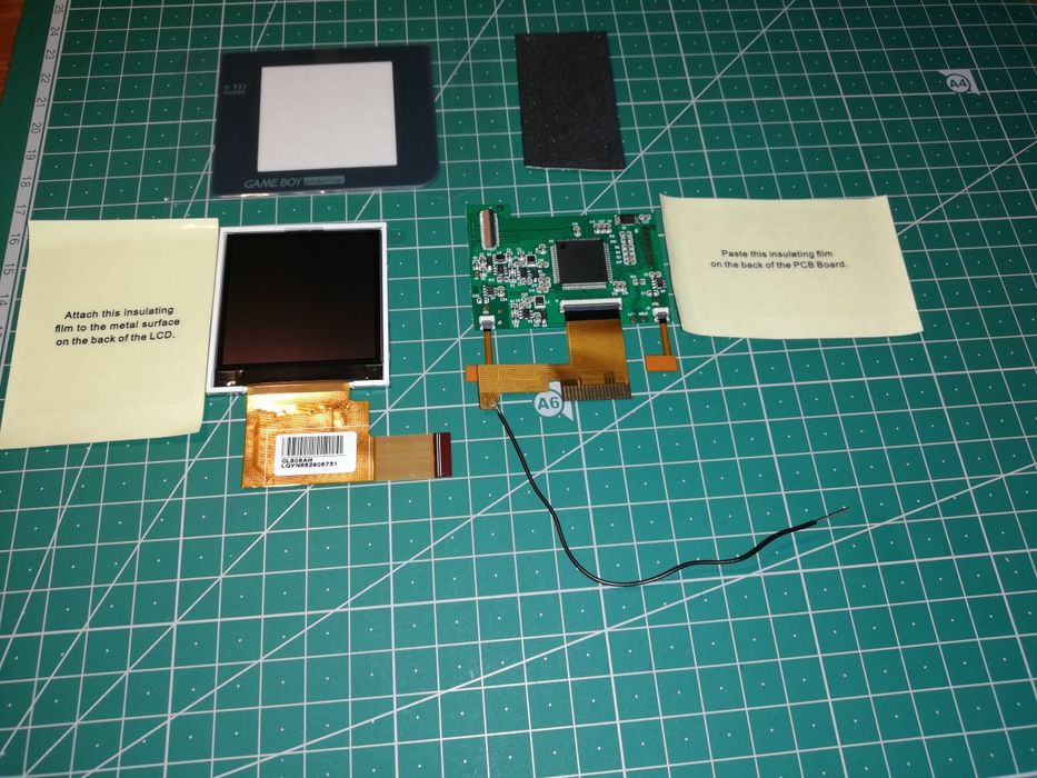 Game boy pocket ecrã ips