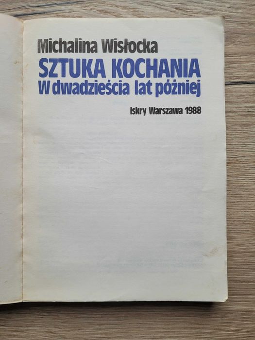 Sztuka kochania - Michalina Wisłocka 1988