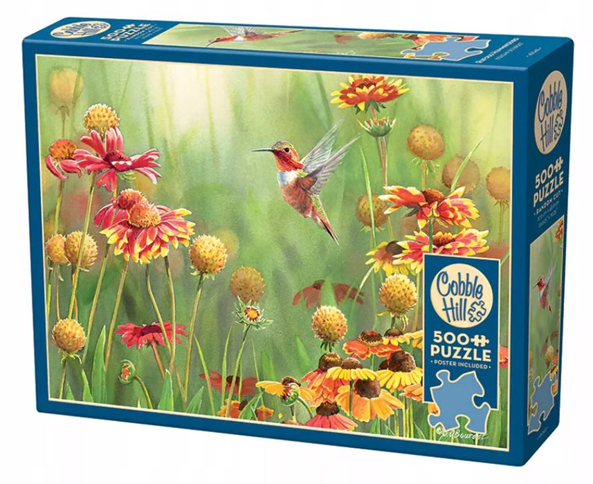 Cobble Hill Puzzle 500 el. Koliber w locie. Nowy Produkt