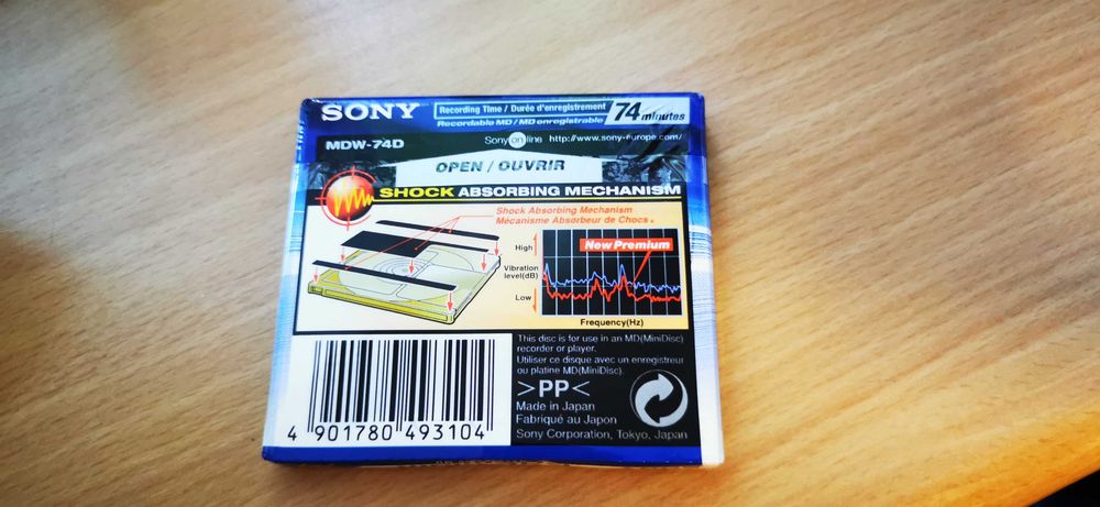 Mini dyski SONY nowe