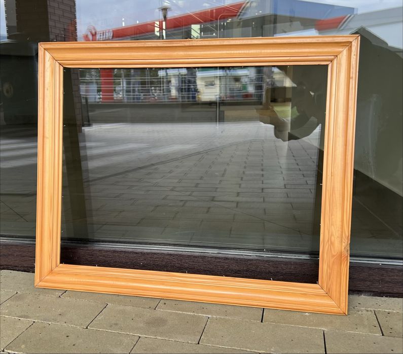 Okazja! Duża drewniana rama do oprawy prac obrazów