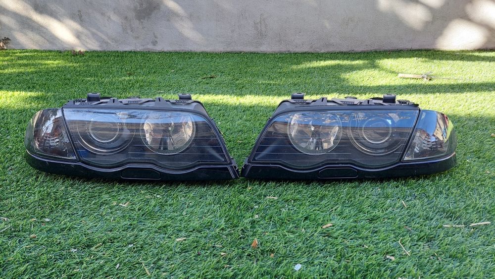 Oticas xenon originais bmw e46 fase 1 excelentes condições