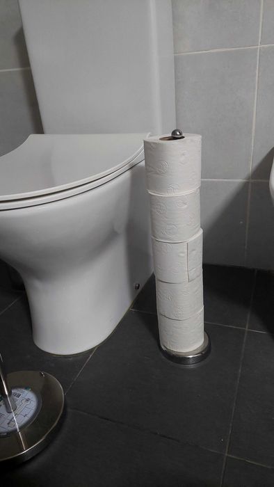 Porta rolos papel - como novo