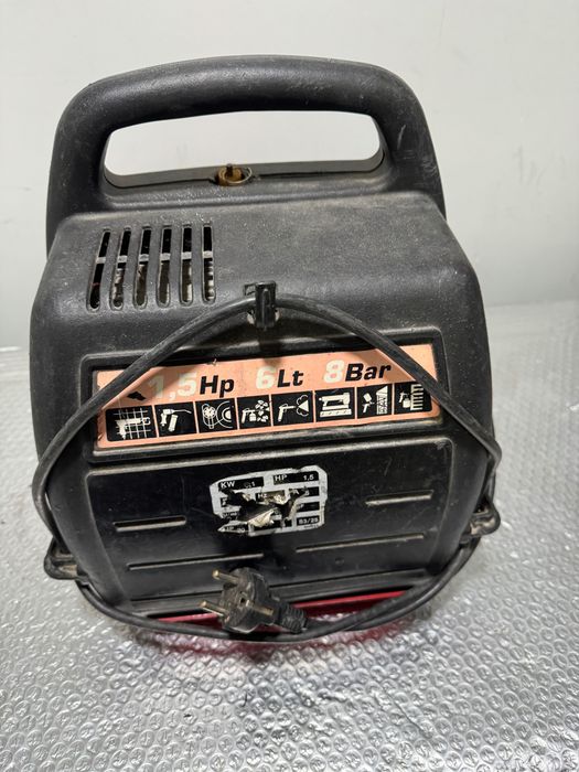 Compressor mecafer 1,5 HP 6 Lt 8 Bar