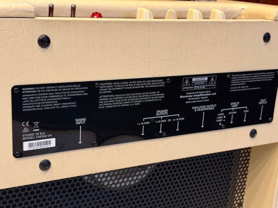 Amplificador Blackstar Studio 10 6L6
