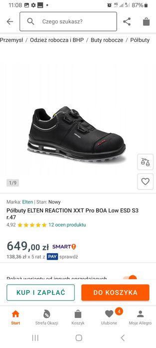 Sprzedam buty robocze r.40