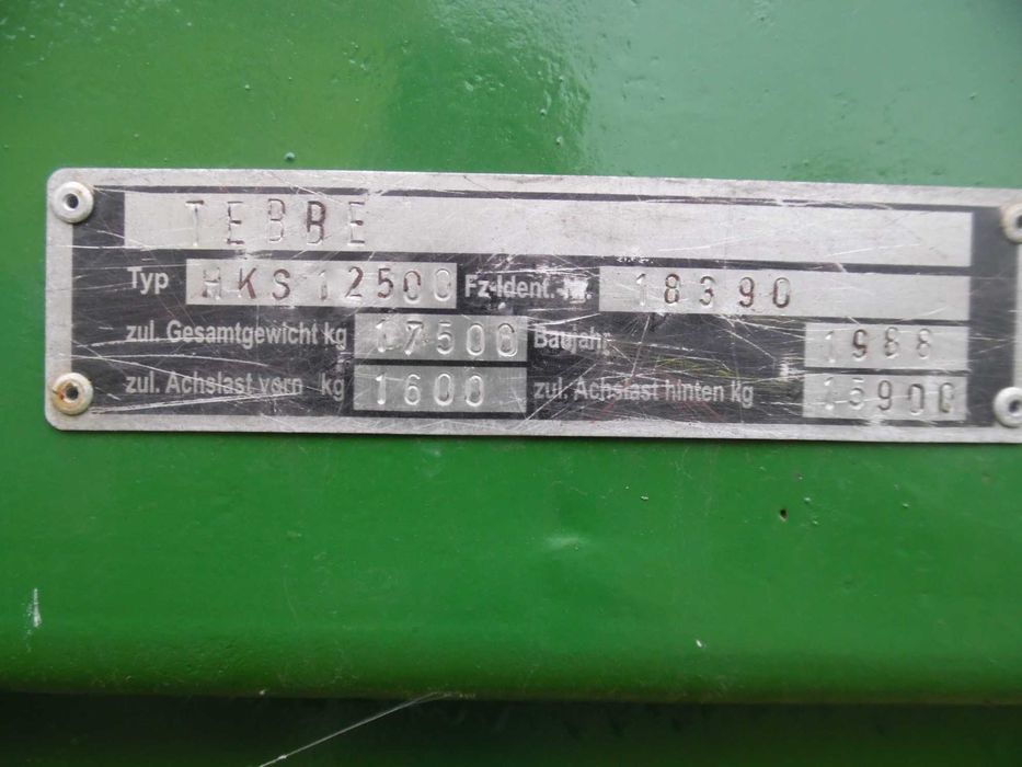 Rozsiewacz wapna i pomiotu  ,Tebbe' 14ton