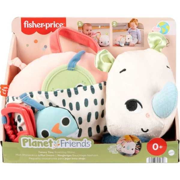 Іграшка Носоріг Фішер-Прайс Fisher-Price Tummy Time Rhino Plush HYR55