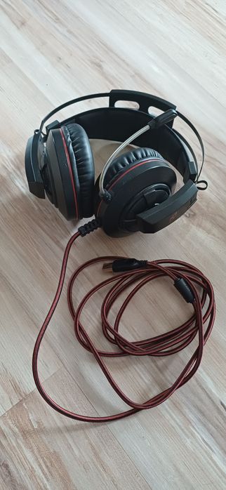 Słuchawki gamingowe CA Cobra II wejście USB.