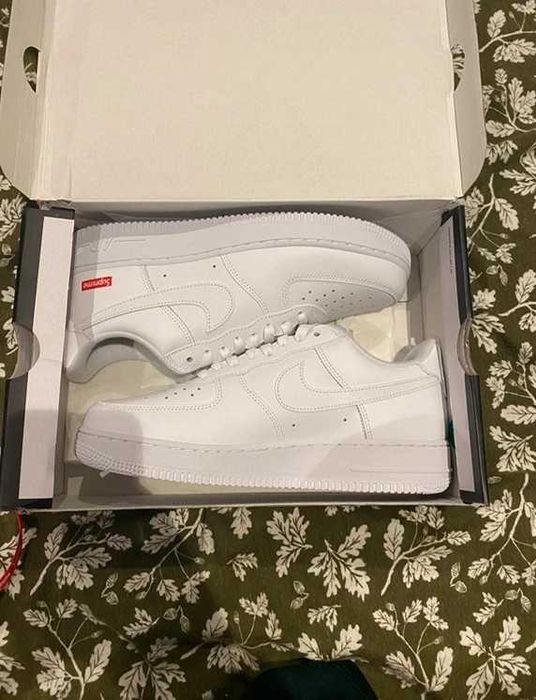 Nike_ Air_ Force_1_Low_Supreme_White R.42.5