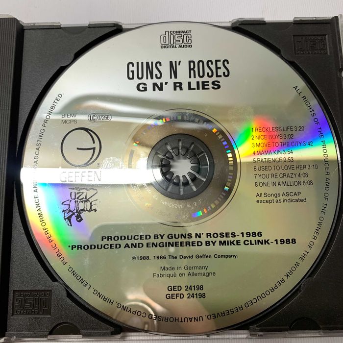 Фірмовий СД Guns N' Roses – G N' R Lies 1988 Geffen Records Germany