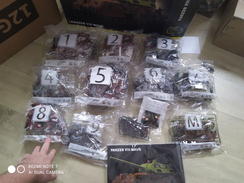 Лего PANZER VIII MAUS 3339 деталей
