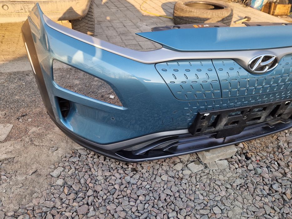 Hyundai kona electric бампер передній, взборі.
