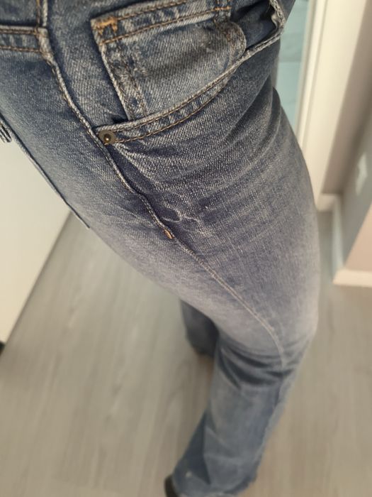 Джинсы zara новые 34 размер легкий клёш