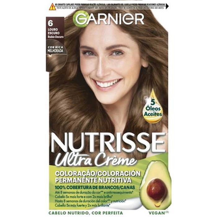 Coloração VEGAN da Nutrisse Garnier - Tons 6 (1x) e 6.41 (2x)