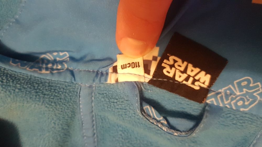 Kurtka, deszczówka, softshell dla dzieci, rozmiar 110, Star Wars