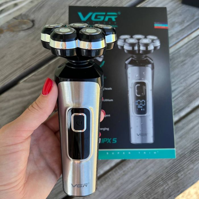 Мужская электробритва VGR V-385, роторная, с плавающими головками !