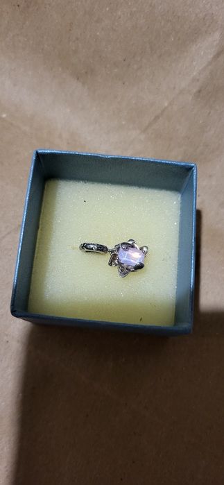 Срібна підвіска лотос