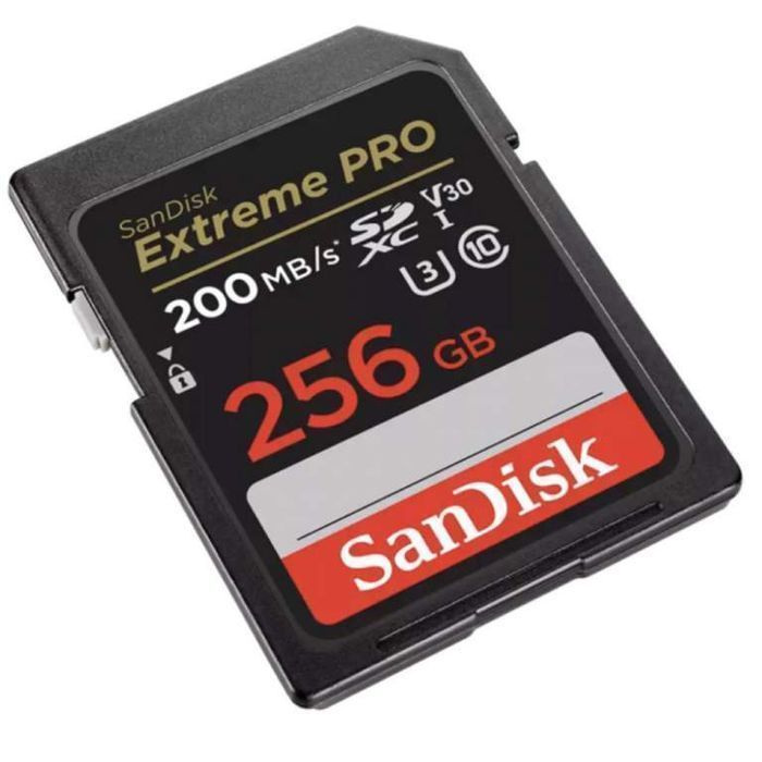 Sandisk SDXC ExtremePRO 256GB 200MB/s V30 UHS-I U3 - Cyfrowe.pl Kraków