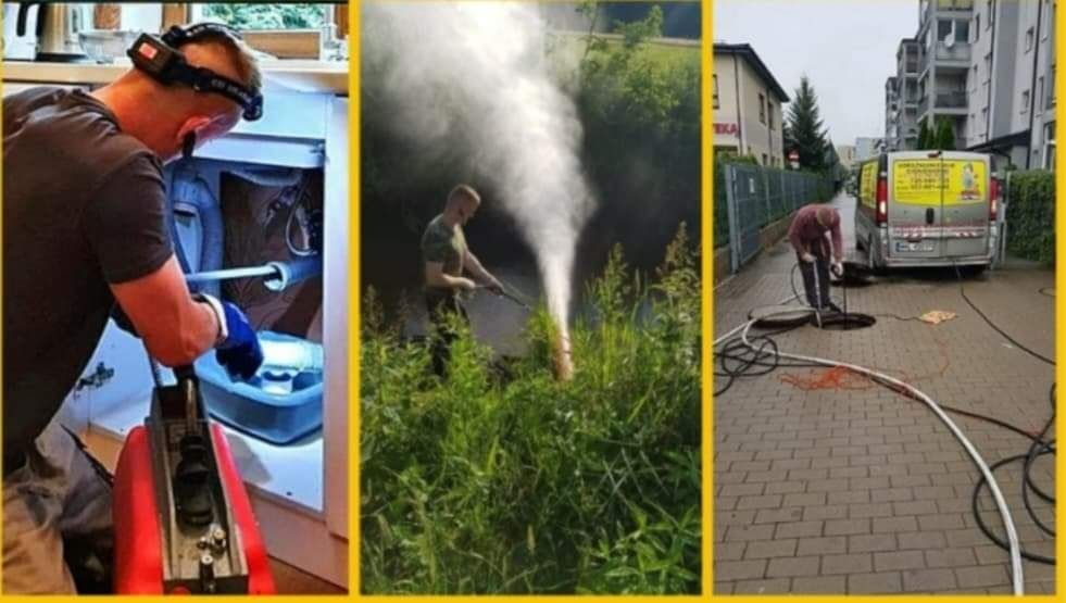 HYDRAULIK Udrażnianie rur WUKO przegląd  kamerą Tv  24H/7