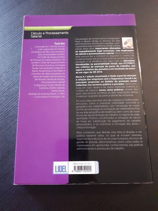 Cálculo e processamento salarial
