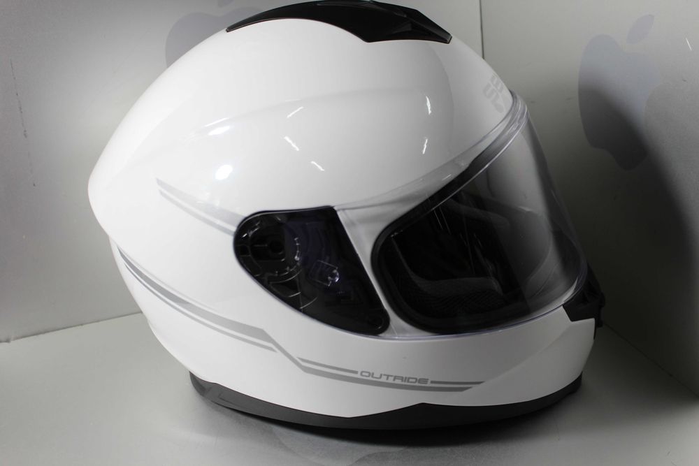 Шолом Білий Sena Outride Bluetooth M-57-58см