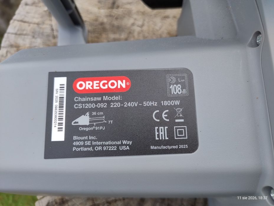 Pilarka elektryczna Oregon CS1200
