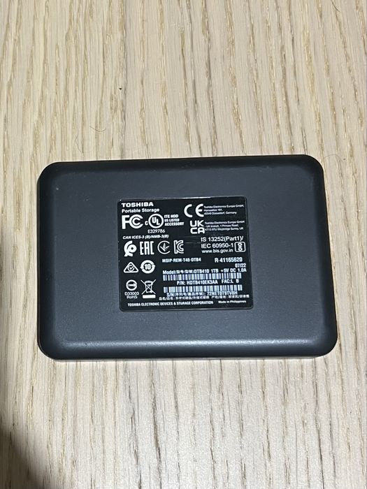 Disco Externo 2.5” Toshiba Canvio Basics 1TB USB 3.2 Preto