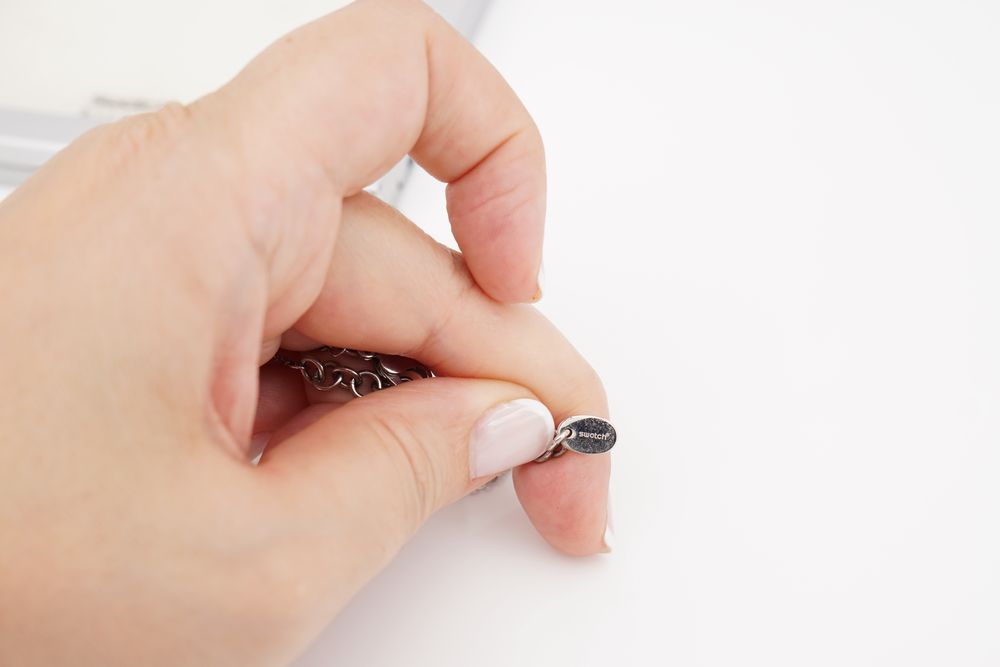 Conjunto Colar + Anel Swatch