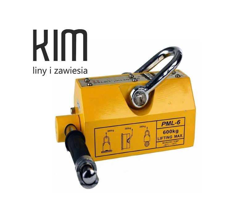 Uchwyt Podnośnik Magnetyczny Magnes Chwytak do blach PML ATESTOWANY