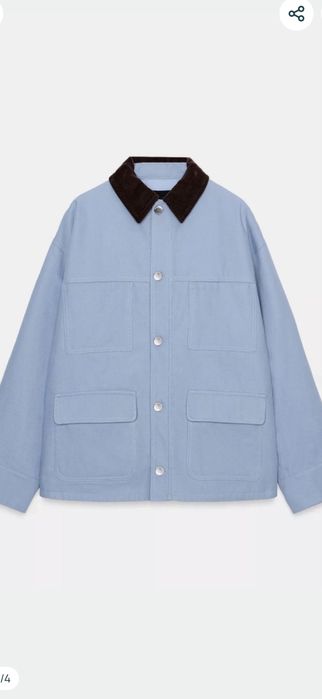 Куртка  голуба Zara M