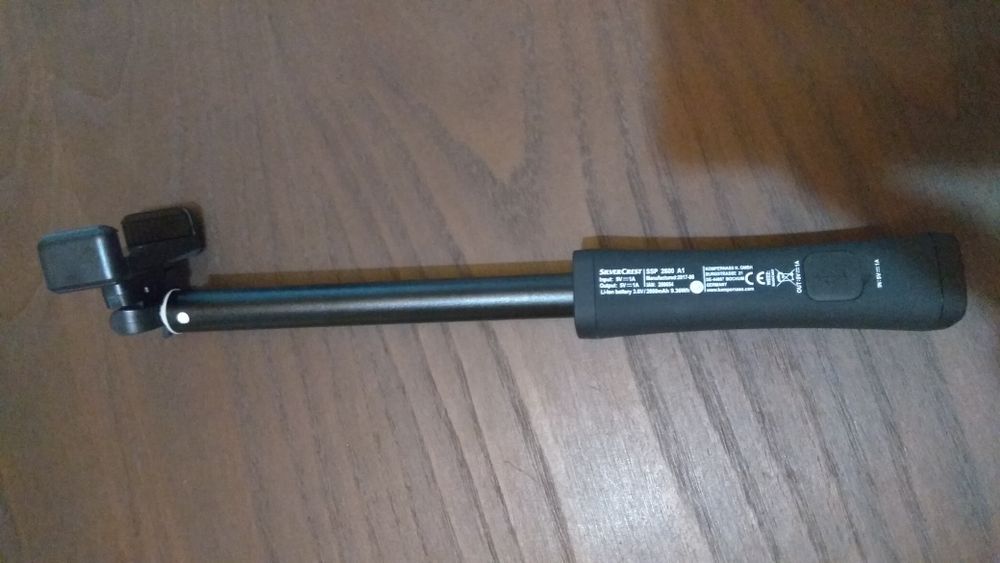 PowerBank com Bluetooth e stick de selfies