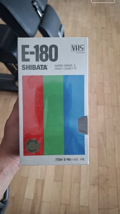 Pack 3 Cassetes VHS Shibata E-180 Novas / Seladas (Virgens)
