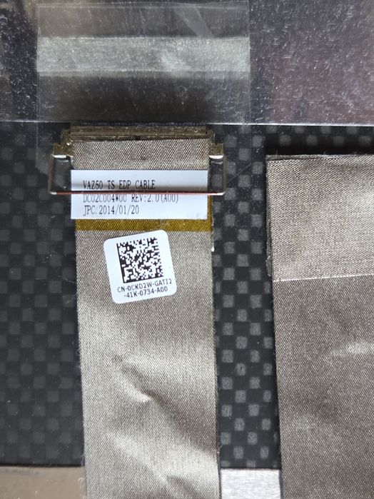 Klapa matrycy taśma kamera anteny Dell Latitude E7240 0RYDK1