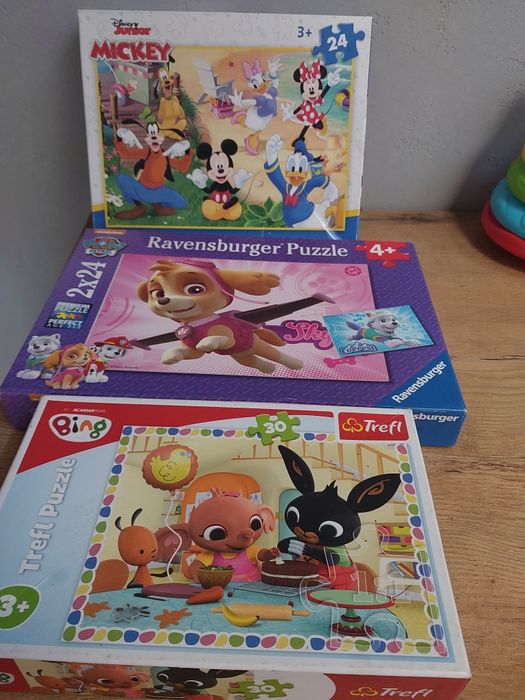 Puzzle zestaw dla 3 latka