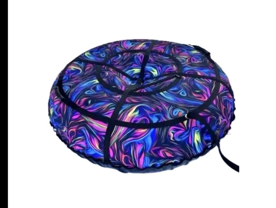 Тюбинг большой 120  ватрушка с камерой надувные санки 120 см с камерой