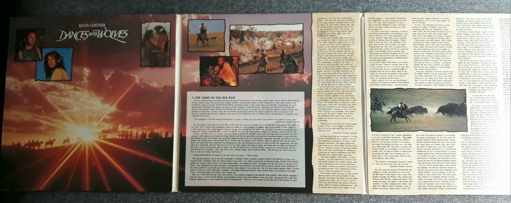 Dança com os Lobos filme triplo Laser Disc Top