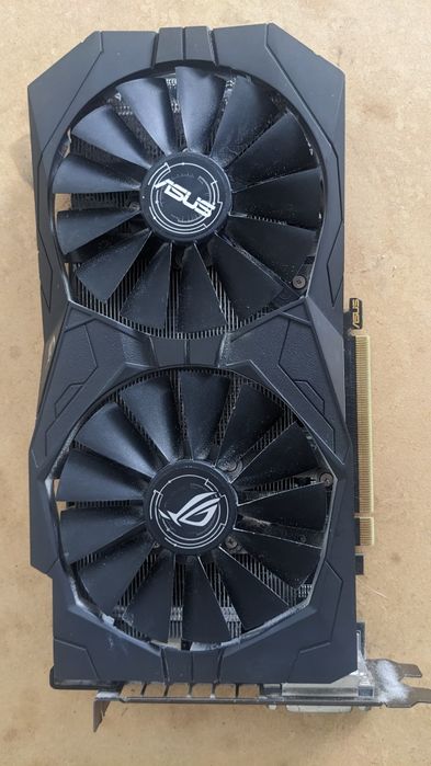Відеокарта ASUS ROG strix 570 4gb gaming, робоча
