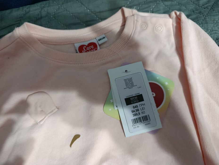 Bluza z misiem dla dziewczynki