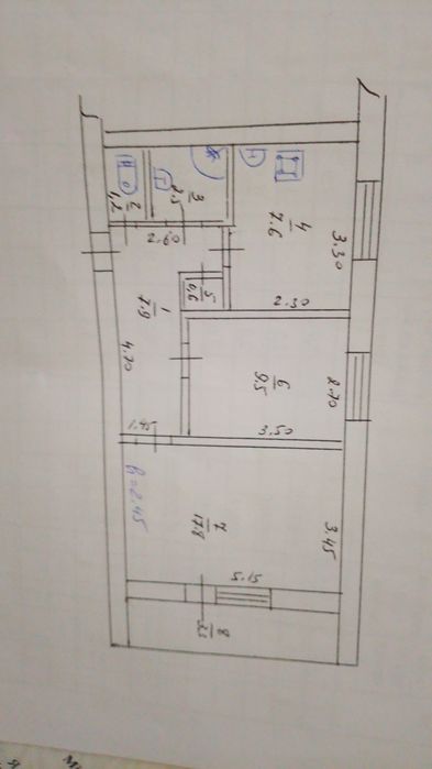Квартира двокімнатна
